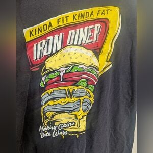 Kinda Fit Kinda Fat Iron Diner T-shirt